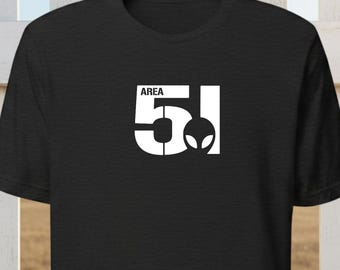 Camiseta extraterrestre del Área 51: Camiseta extraterrestre OVNI ultrasecreta