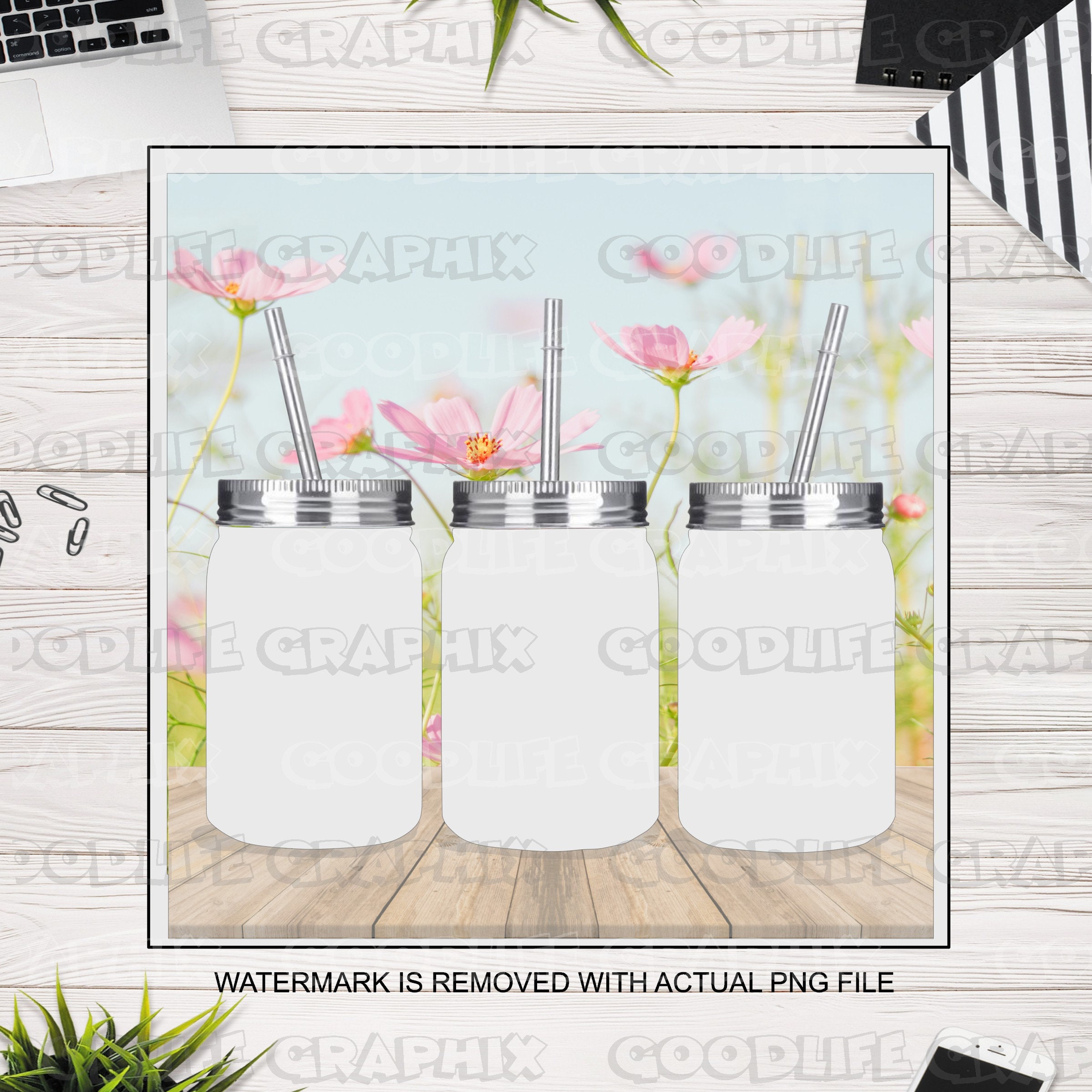 Mockup Mason Jar PNG 17oz Mason Jar Template Overlay DIY - Etsy Canada