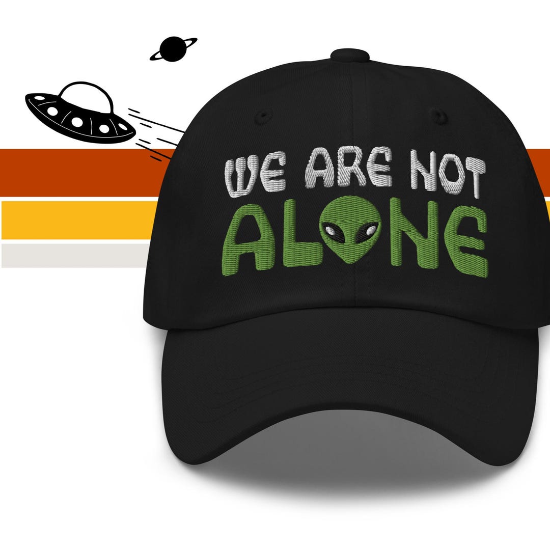 Embroidered Alien UFO Hat: Space Explorer Trucker Cap - Etsy