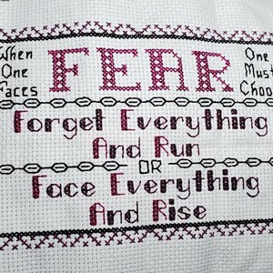 F.E.A.R. - Cross Stitch Pattern