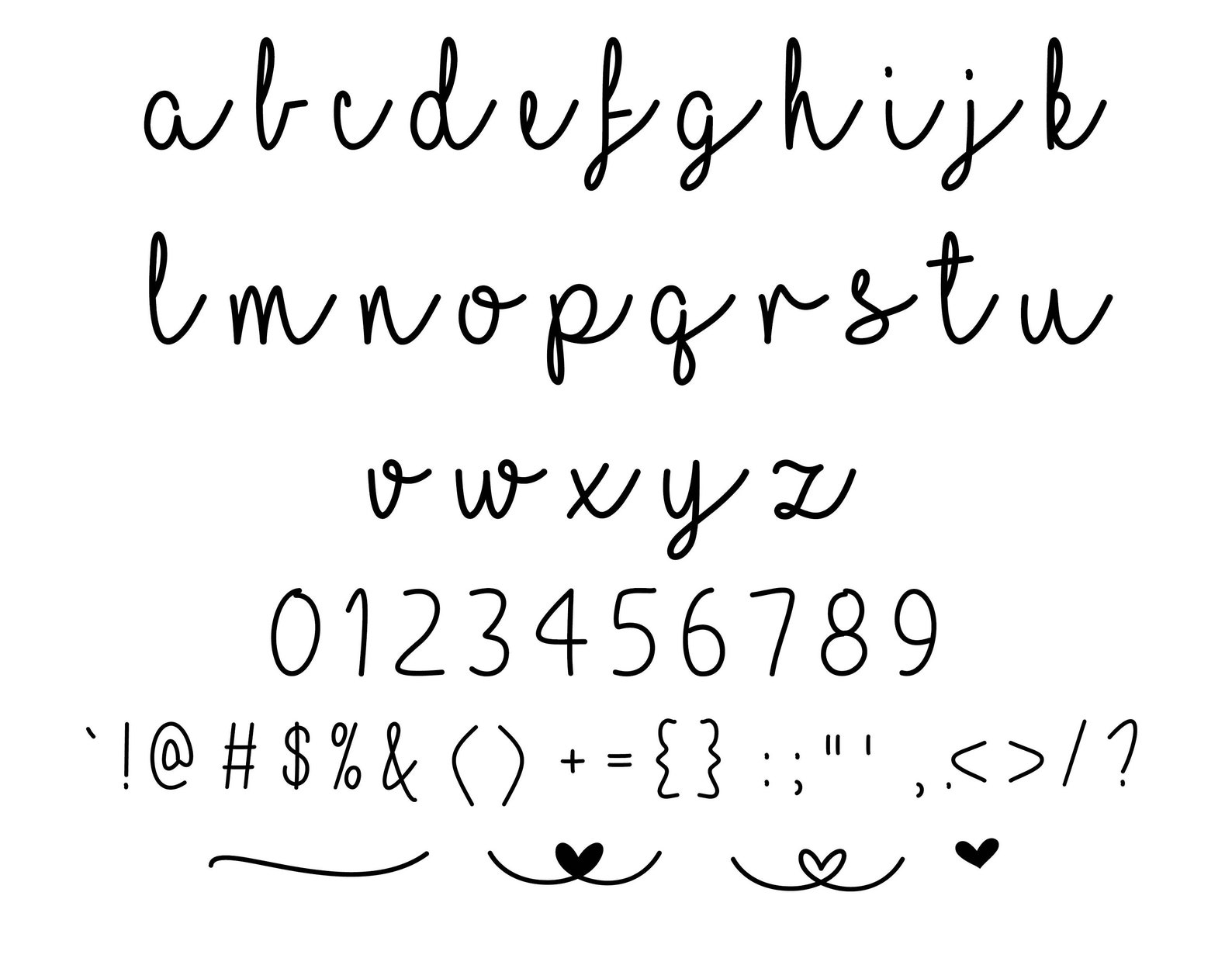 Cursive Font Svg Fancy Cursive Letters Cursive Handwriting | Etsy