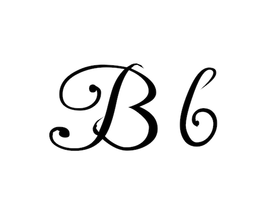 Cursive Schriftart Cursive Buchstaben Cursive Schreiben Von Etsy