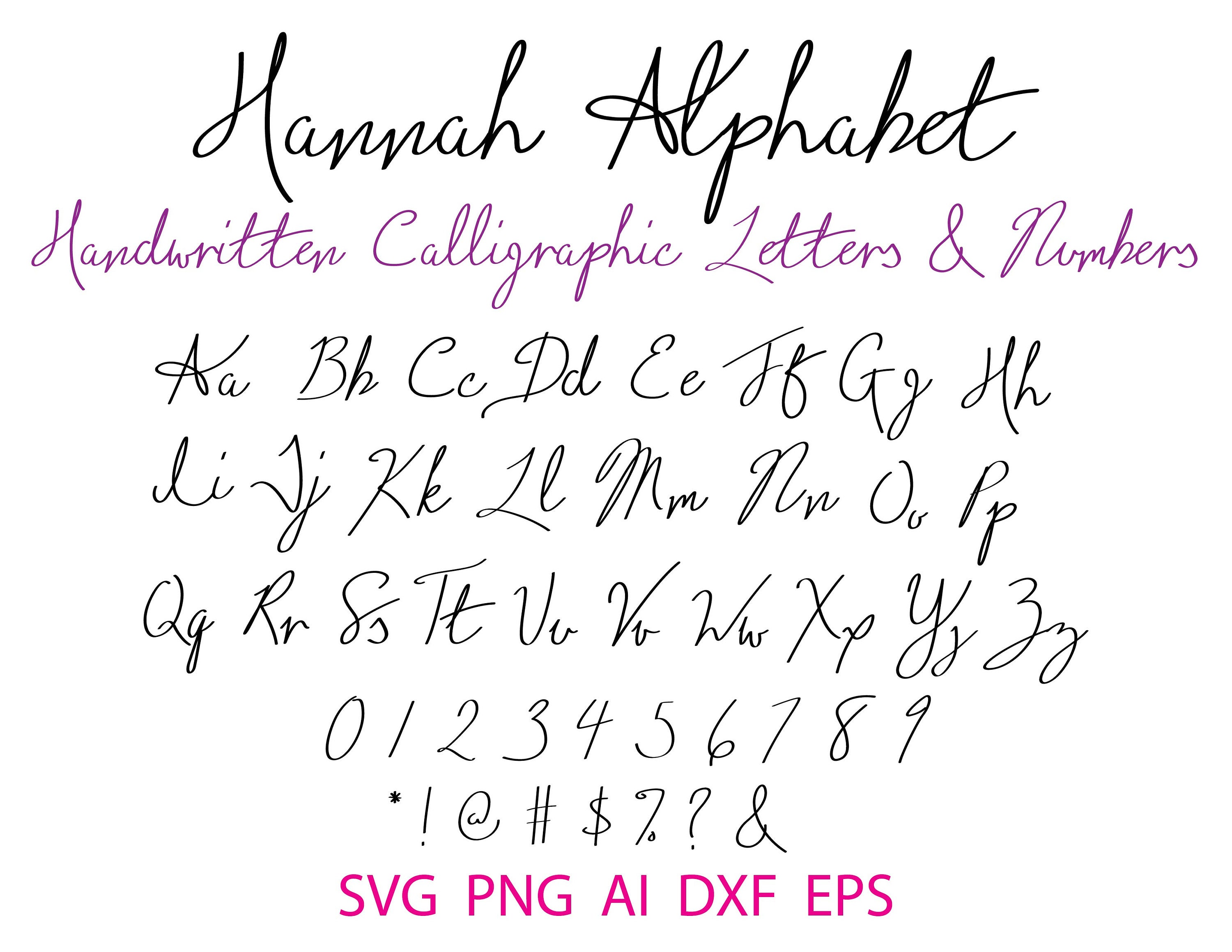 Hand Drawn Alphabet. Script Font Stock Vector - Illustration of