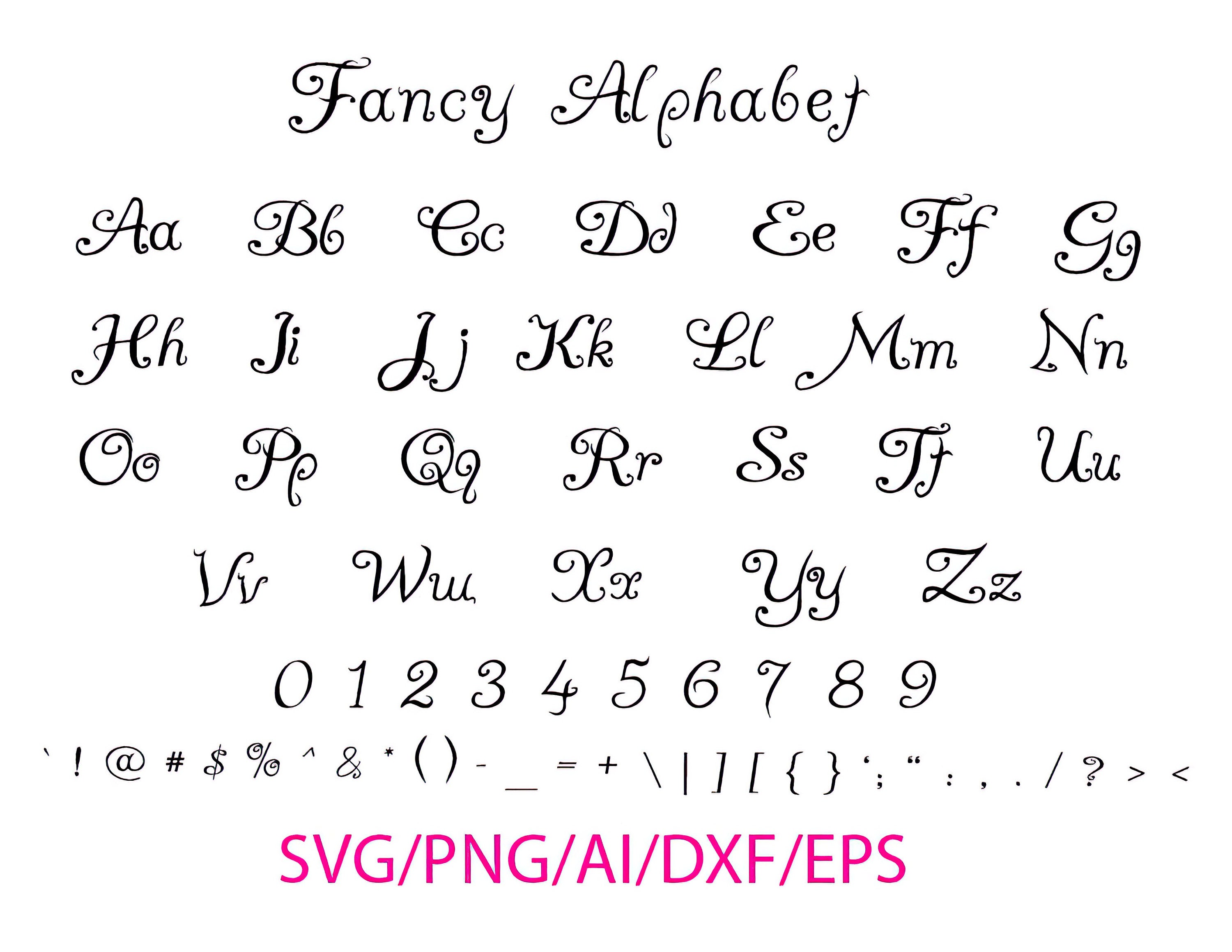 fancy-cursive-letter-font