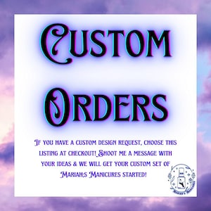 CUSTOM Press on Nails