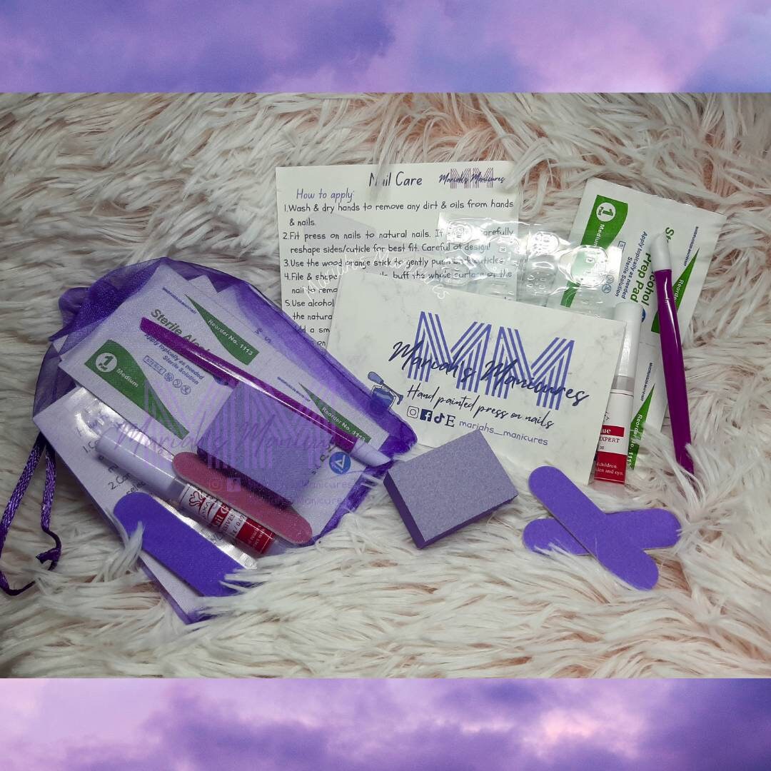 Press on Nail Prep Kit - Etsy
