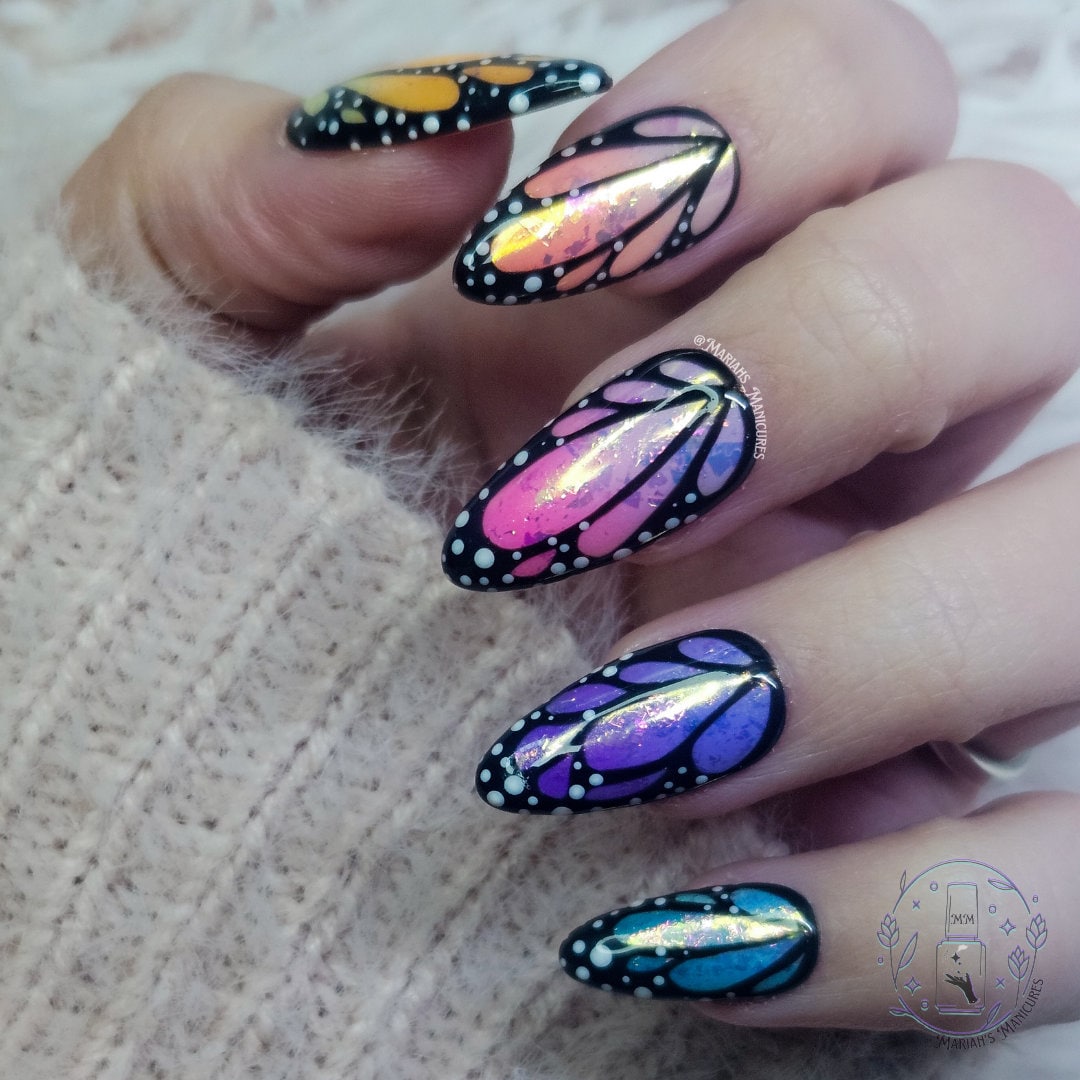 Butterfly Wing 3D Nails for Spring & Summer