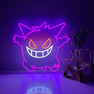 Gengar neon sign - Etsy 日本 Gengar neon sign - Etsy 日本