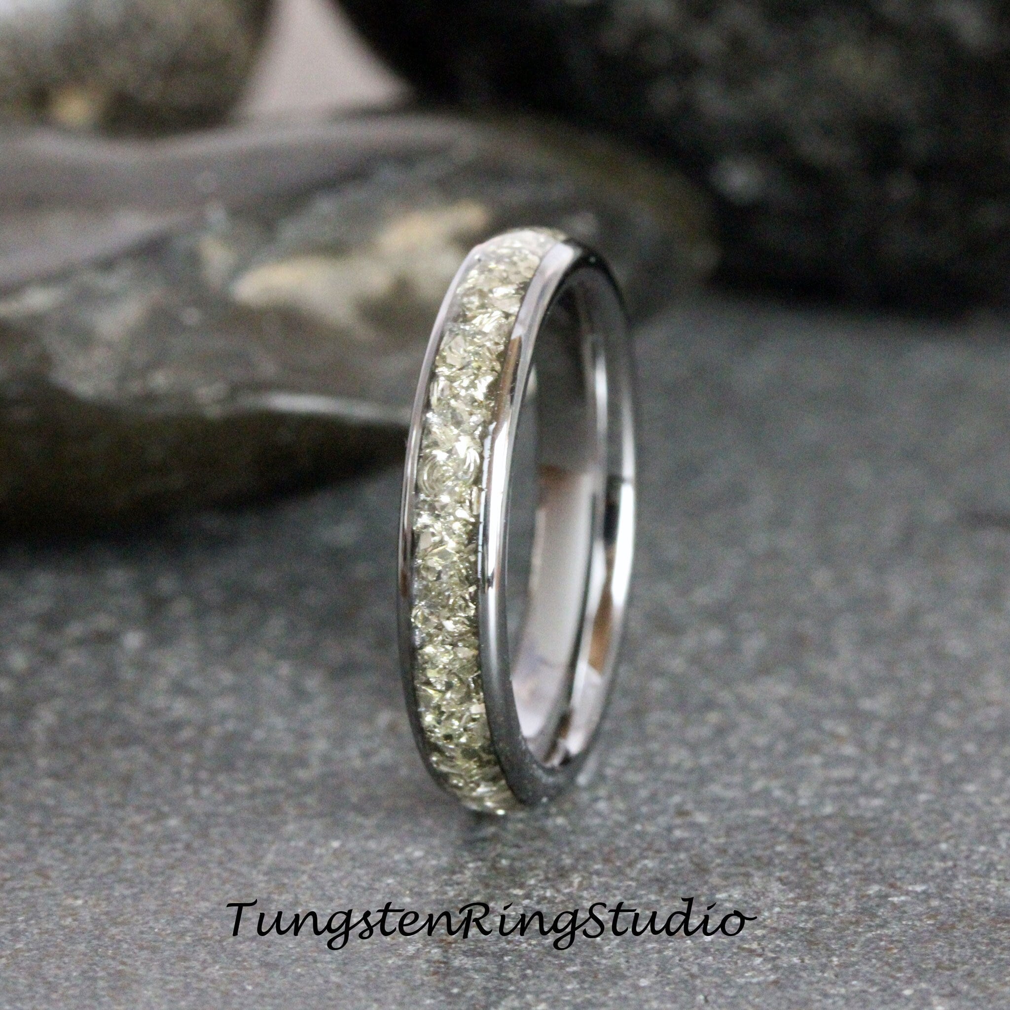 Glass Wedding Band Etsy Canada