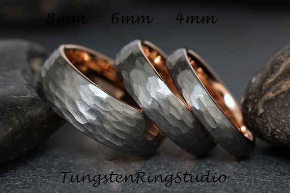 Gray tungsten shop wedding band