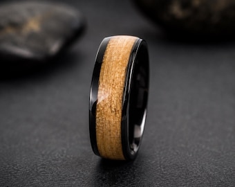 M1 Garand Black Tungsten Ring