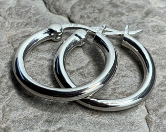 Sterling Silver Hoop Earrings