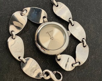 Vintage Solid Sterling Silver Bogaert Wrist Watch