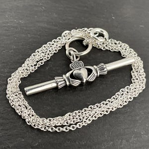 ヴィンテージ クラダ アイルランド Tバー スターリングシルバー 