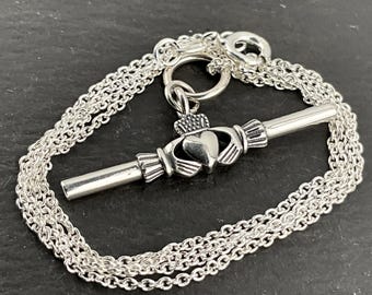 ヴィンテージ ダイクロイック アート ガラス スターリング シルバー