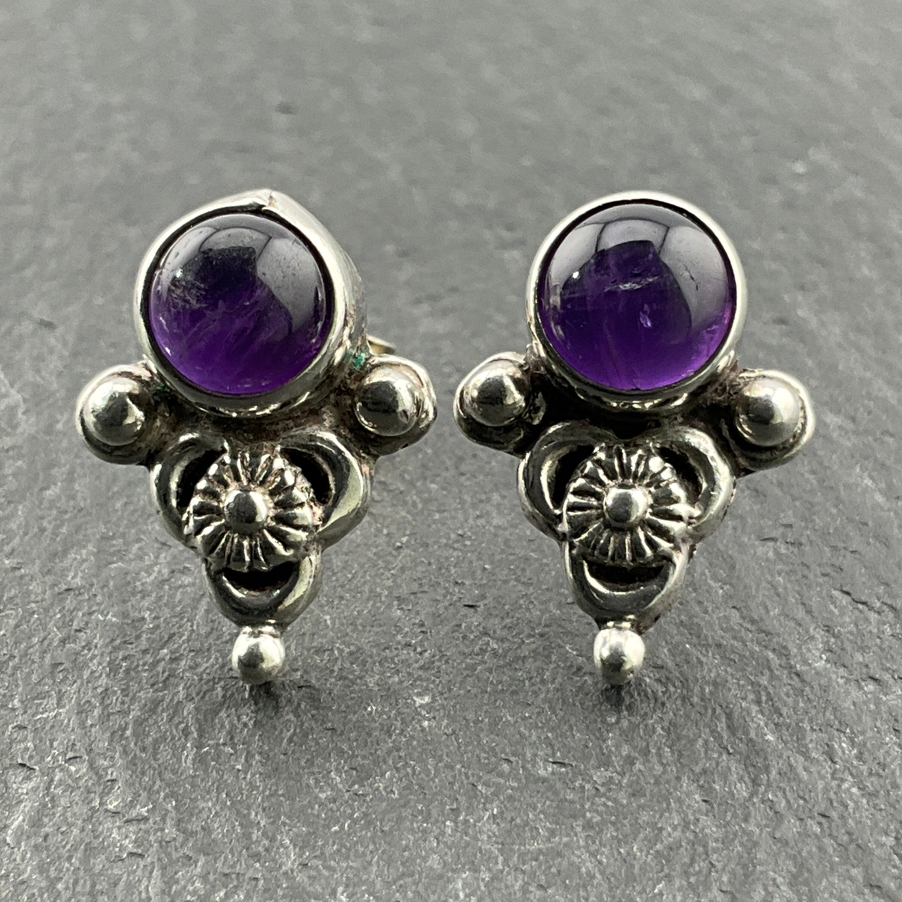 vintage silver 片耳 ターコイズ イヤリング 5876 SILVER925 コーラル ターコイズピアス シルバー925 天然石
