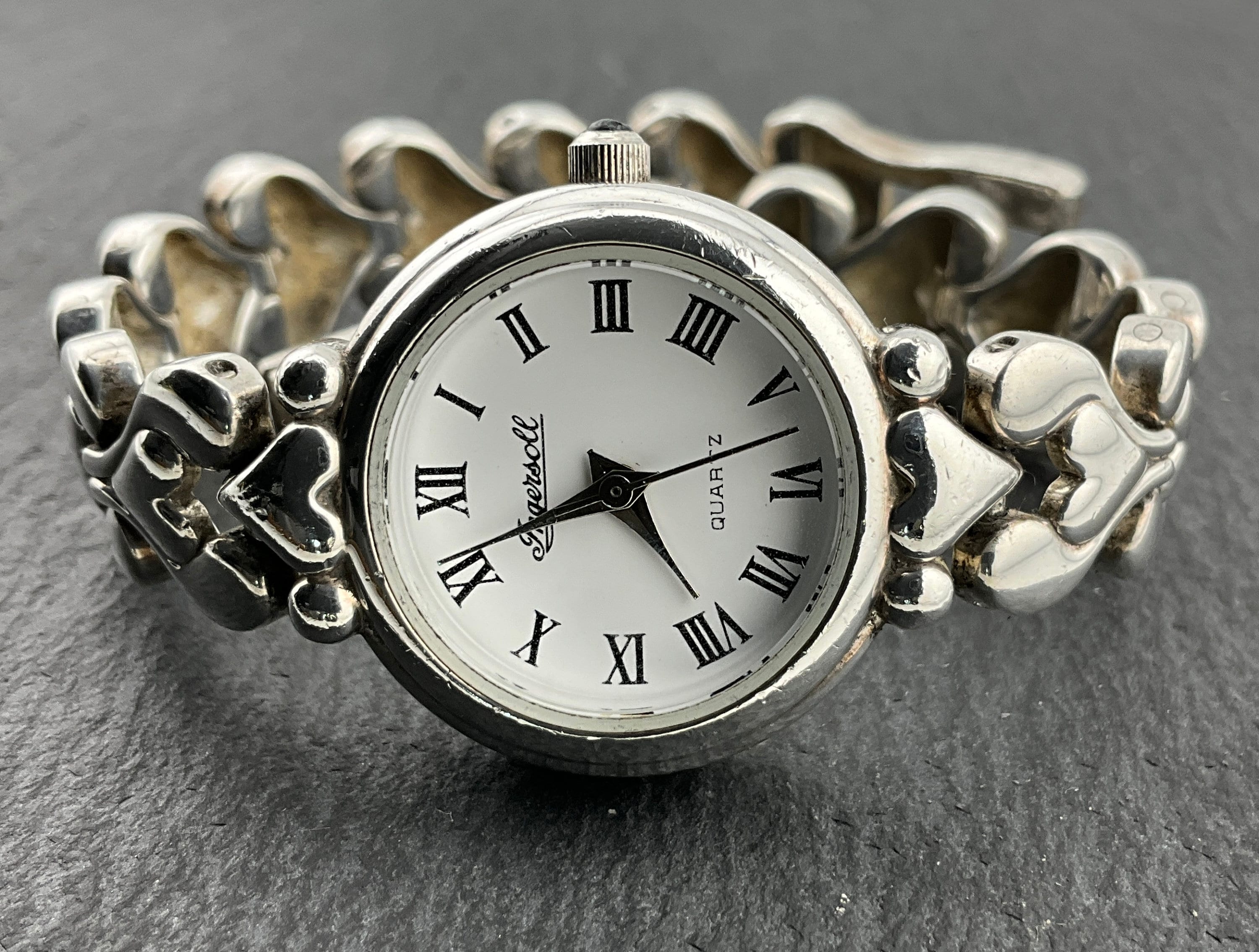 時計 circa 1970s silver 835 watch swiss made 835 Silver Watch - Etsy