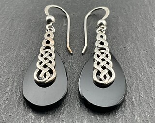 Orecchini A Nodo Celtico In Argento 925 - Gioiello Uomo/Donna In Confezione Regalo