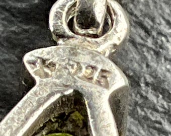 Ancienne Paire De Boucle D'oreille Pendante Argent Massif createur
