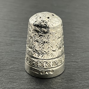 Antique Sterling Silver Thimble