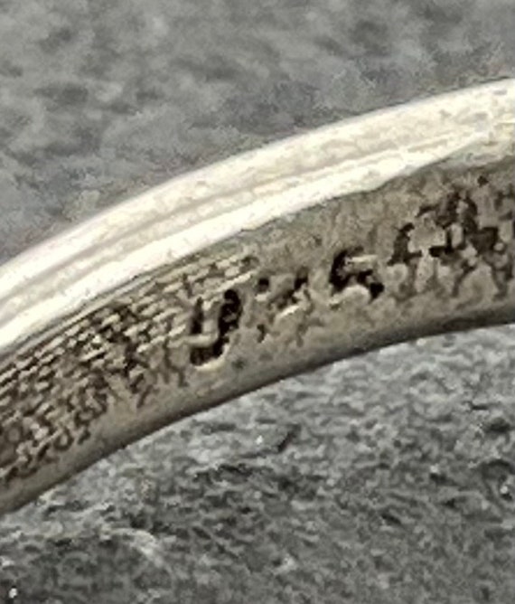Vintage Amethyst Sterling Silver Statement Ring, … - image 5