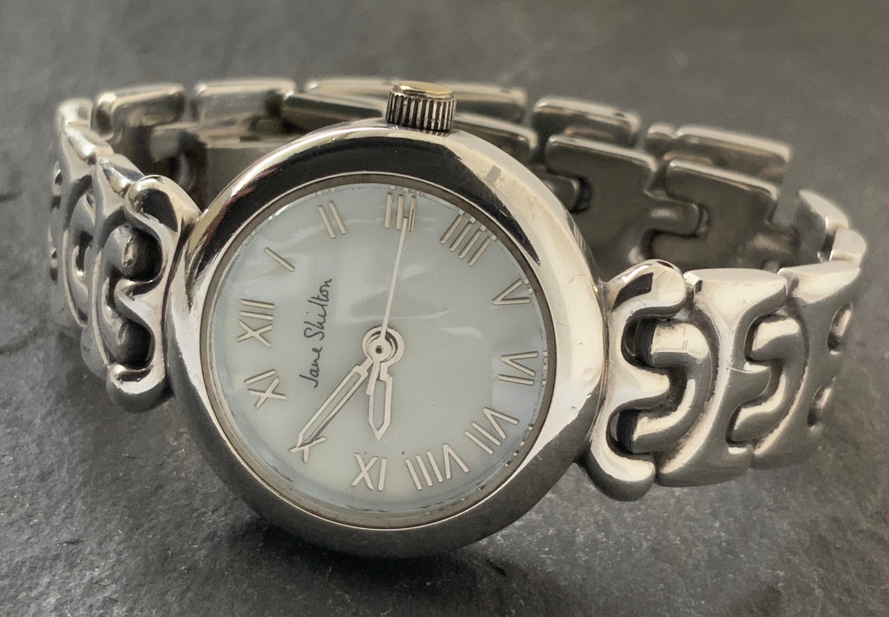 Vintage Solid Sterling Silver Jane Shilton Wrist Watch - Etsy display picture 1