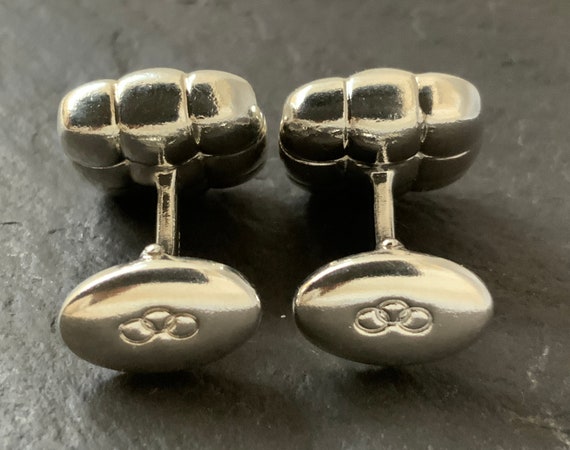 Genuine Links of London Sterling Silver Cuff Links View 5