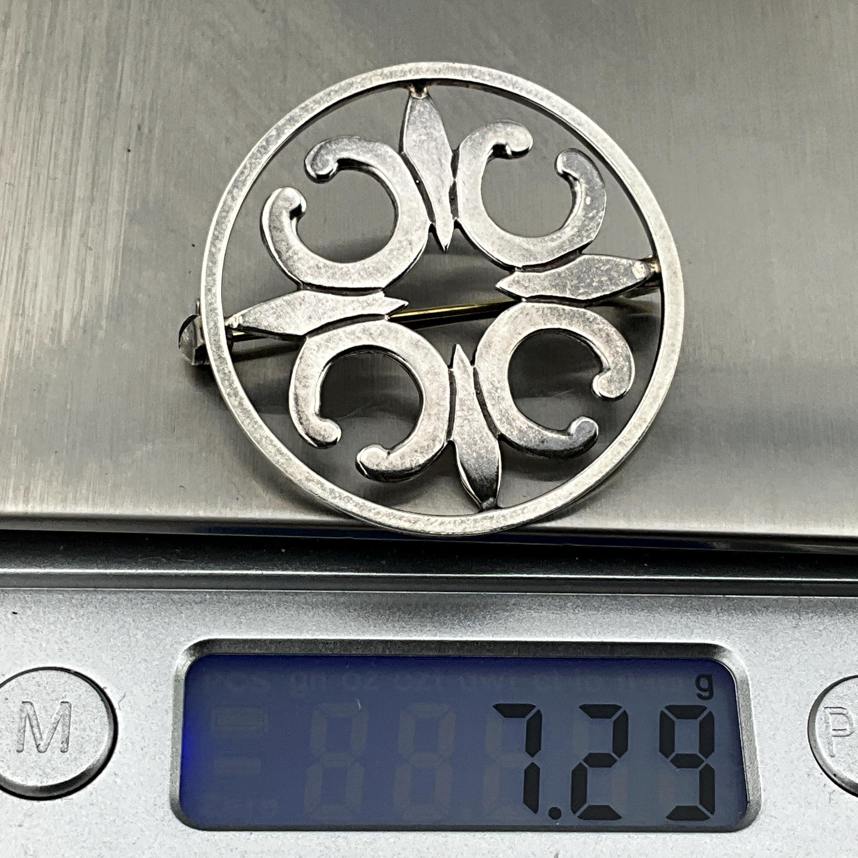 ヴィンテージ スターリングシルバー 聖マグナス十字ブローチ - Etsy 日本