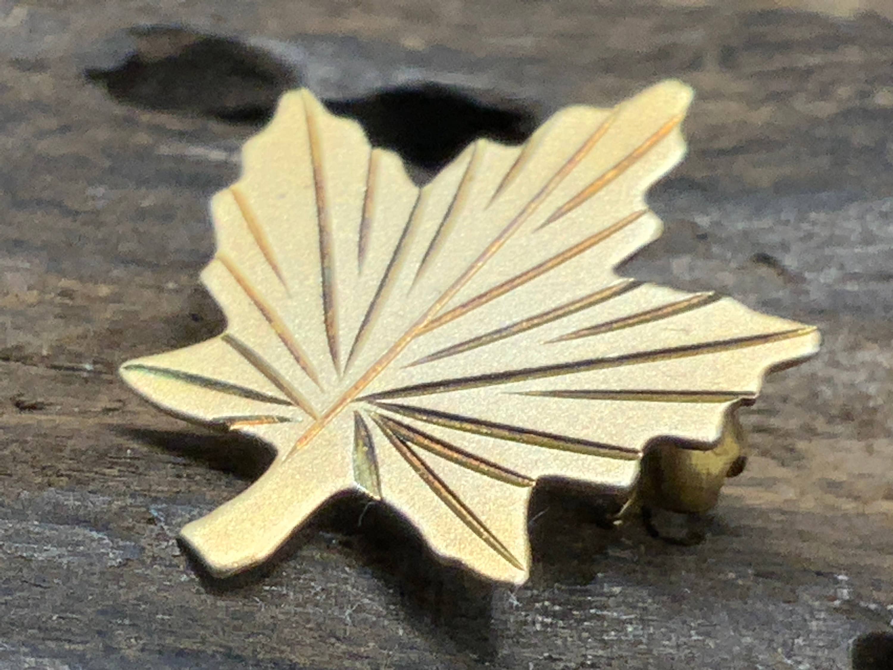 Vintage Sterling Silver Canadian Maple Leaf Brooch Etsy UK