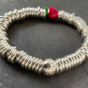Genuine Links of London Heavy Sterling Silver Strawberry Charm