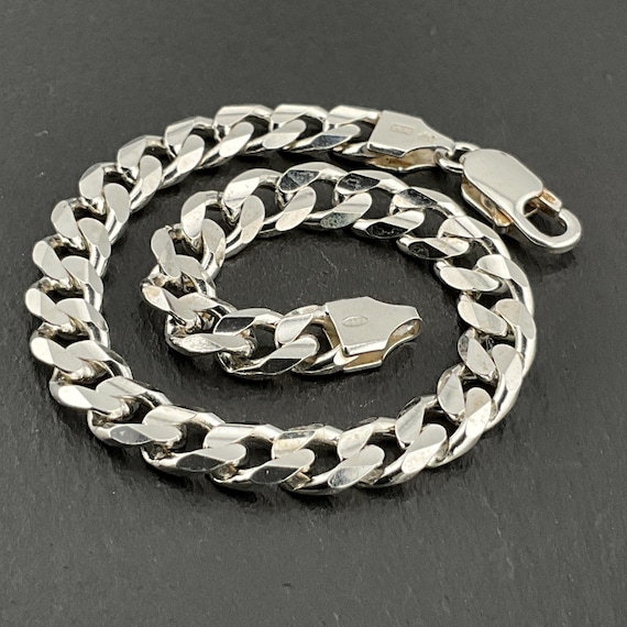 アクセサリー Vintage Chain Bracelet Silver 925 Amazon.com: Sterling Silver 3.5 mm Chain Bracelet Classic