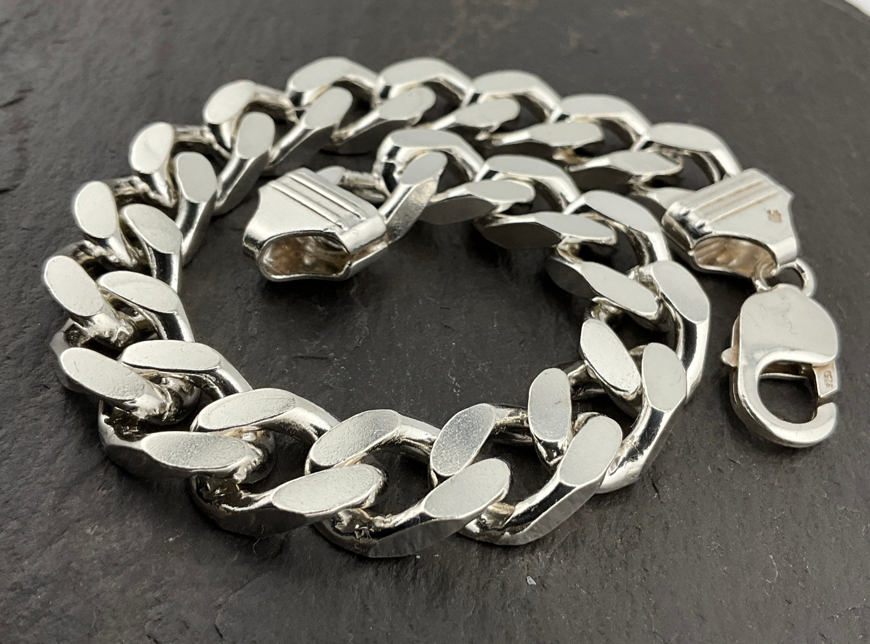SILVER925 CONTINUOUSPLATE BRACELET/シルバー