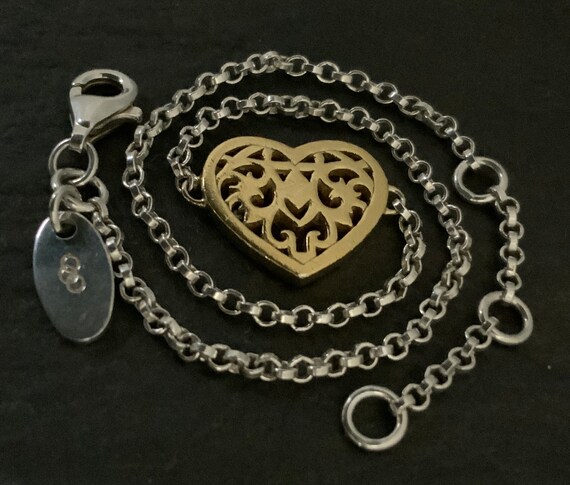 Links of london heart padlock necklace sale