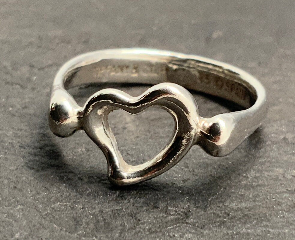 Heart Tiffany And Co Pinky Ring Peretti Heart Ring UK