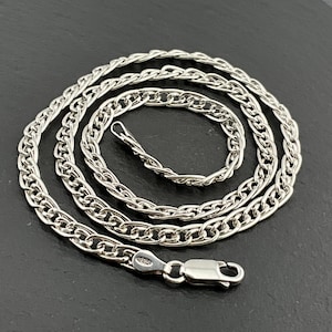 Vintage Sterling Silver Fancy Link Necklace