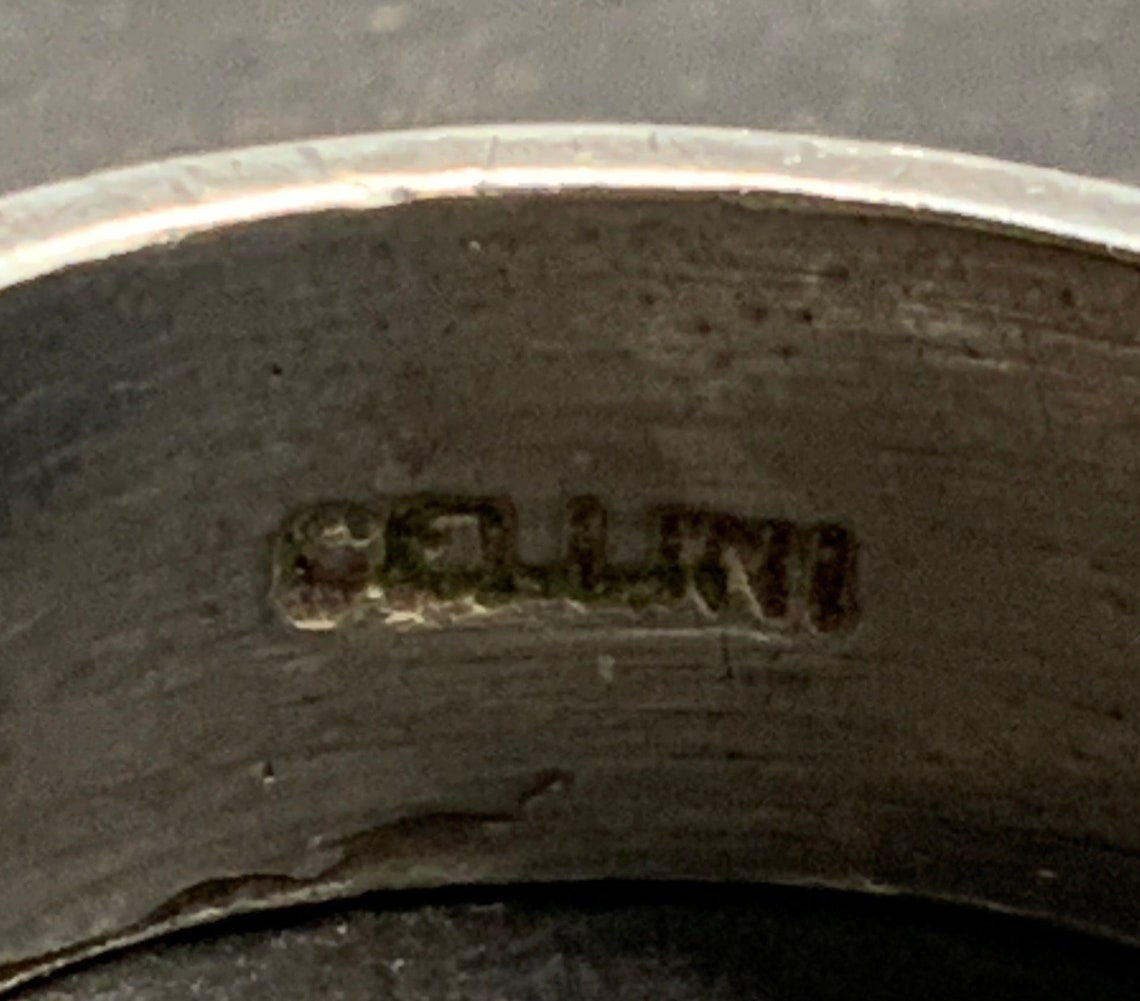 Genuine Vintage Cellini Sterling Silver Stacker Spacer Band Ring, UK ...