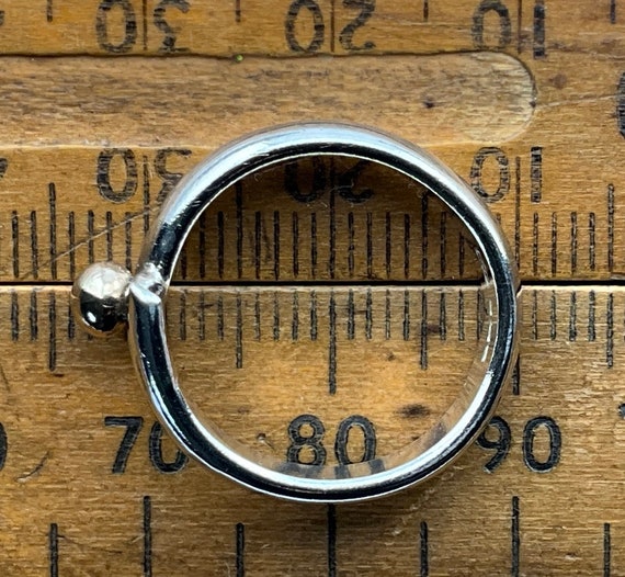 Vintage Sterling Silver Statement Ring, UK Size L… - image 8