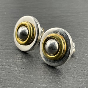 Vintage Sterling Silver Stud Earrings