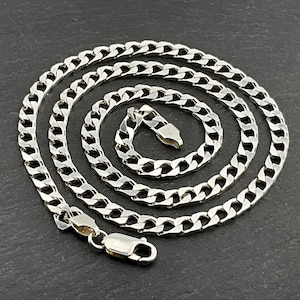Vintage Sterling Silver Fancy Link Necklace