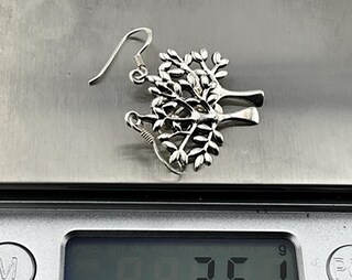 Orecchini Pendenti A Forma Di Montagna ANDPAI – Fatti A Mano In Argento Vintage, Con Alberi, Regalo Per Amanti Dell'Outdoor