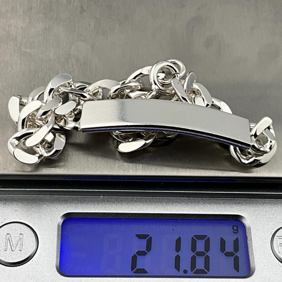 vintage silver 925 bracelet IDブレスレット VINTAGE SILVER925 ITALY製 IDブレスレット - 名古屋 Snap