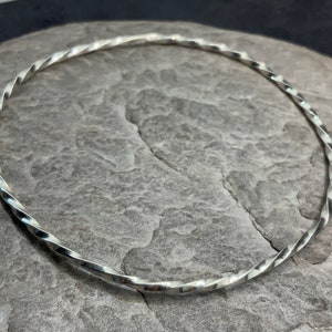 Solid Sterling Silver Stacker Spacer Bangle