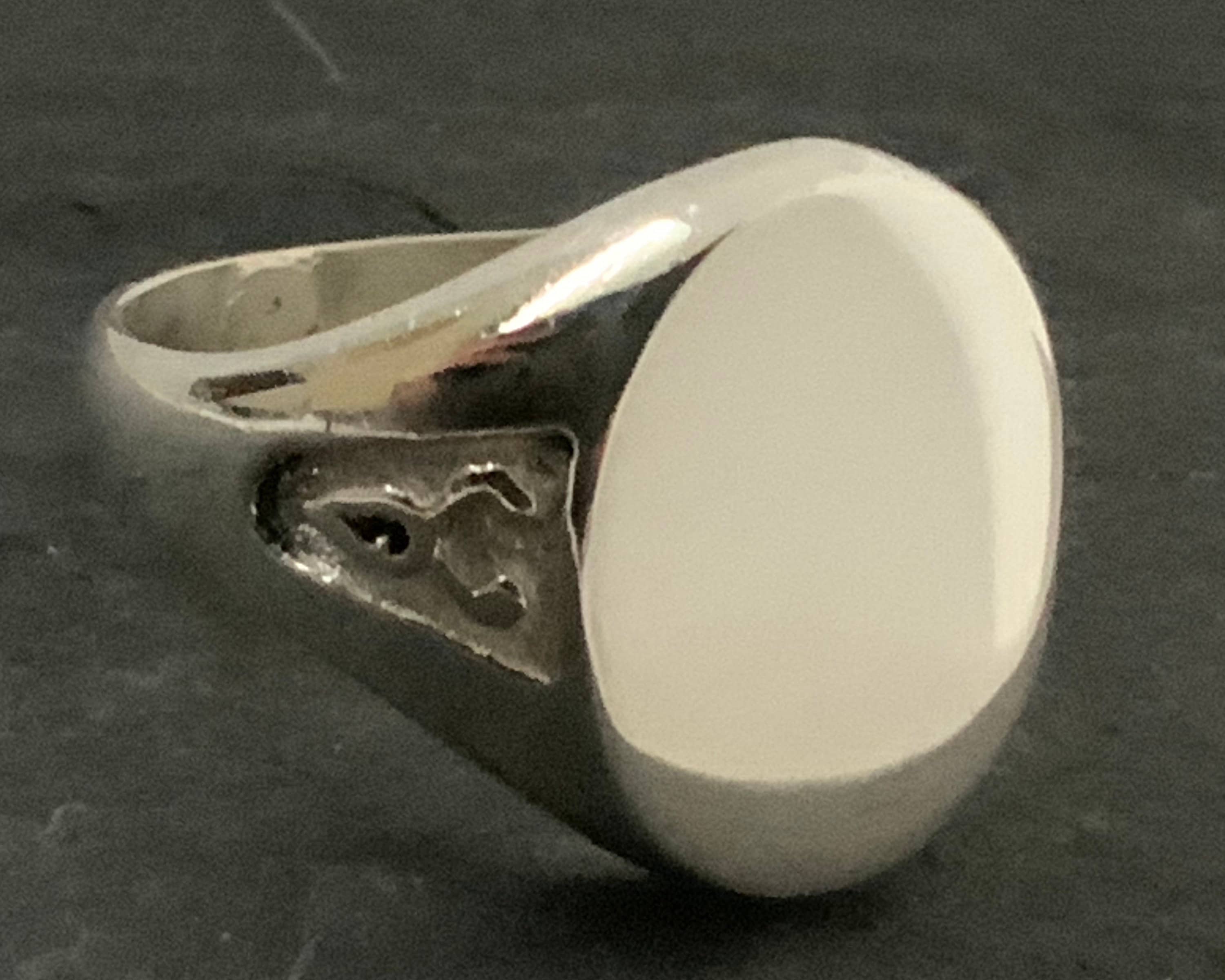 Vintage Sterling Silver Ring Size V Etsy