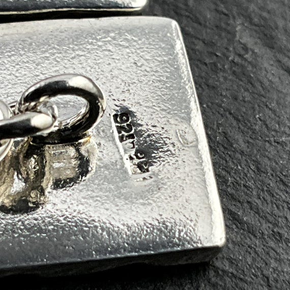 Vintage Solid Sterling Silver Celtic Knot Cufflin… - image 5