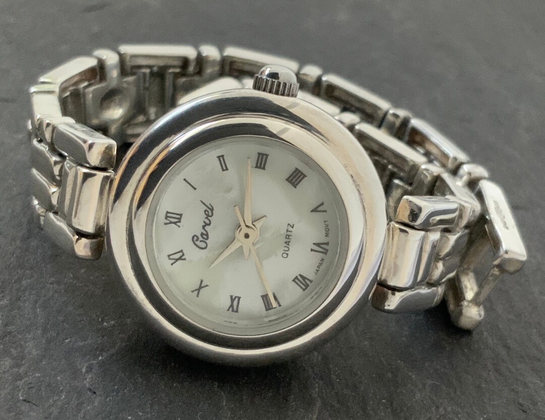 Vintage Solid Sterling Silver Carvel Wrist Watch Etsy UK