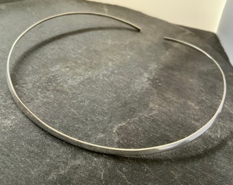 Vintage Sterling Silver Collar Choker Necklace