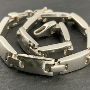 UK ヴィンテージ シルバー リンク ヘビー ブレスレット SILVER 925 VINTAGE TIFFANY & CO. ID Bracelet Super Heavyweight Sterling