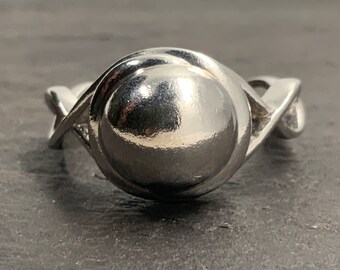Bague Ancienne Trois Têtes De Chevaux En Argent 925 - Taille 54 - Occasion