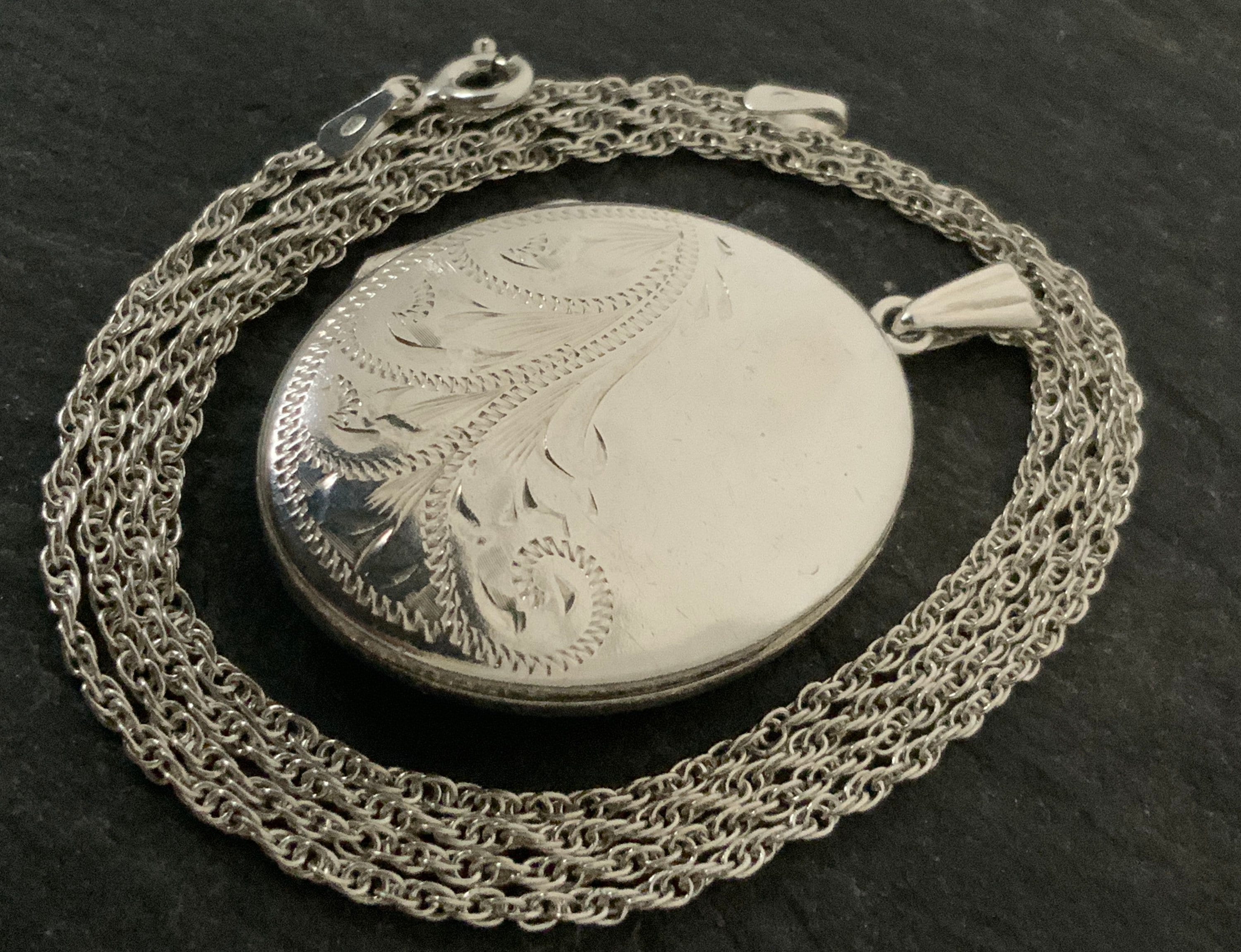 Ranunculus Silver Locket | Ranunculus Jewelry