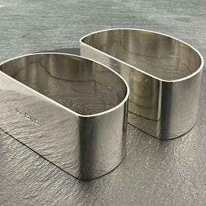 Antique Sterling Silver Pair Of Napkin Rings